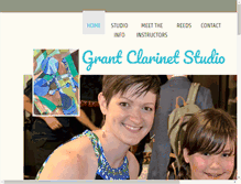 Tablet Screenshot of grantclarinetstudio.com